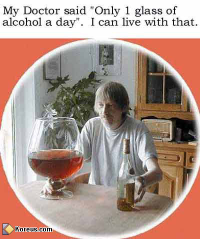 un verre par jour
