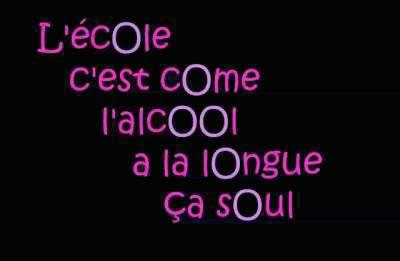 ECOLE/ALCOOL